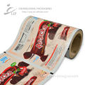 Automatic plastic printed roll film for popsicle packaging bag